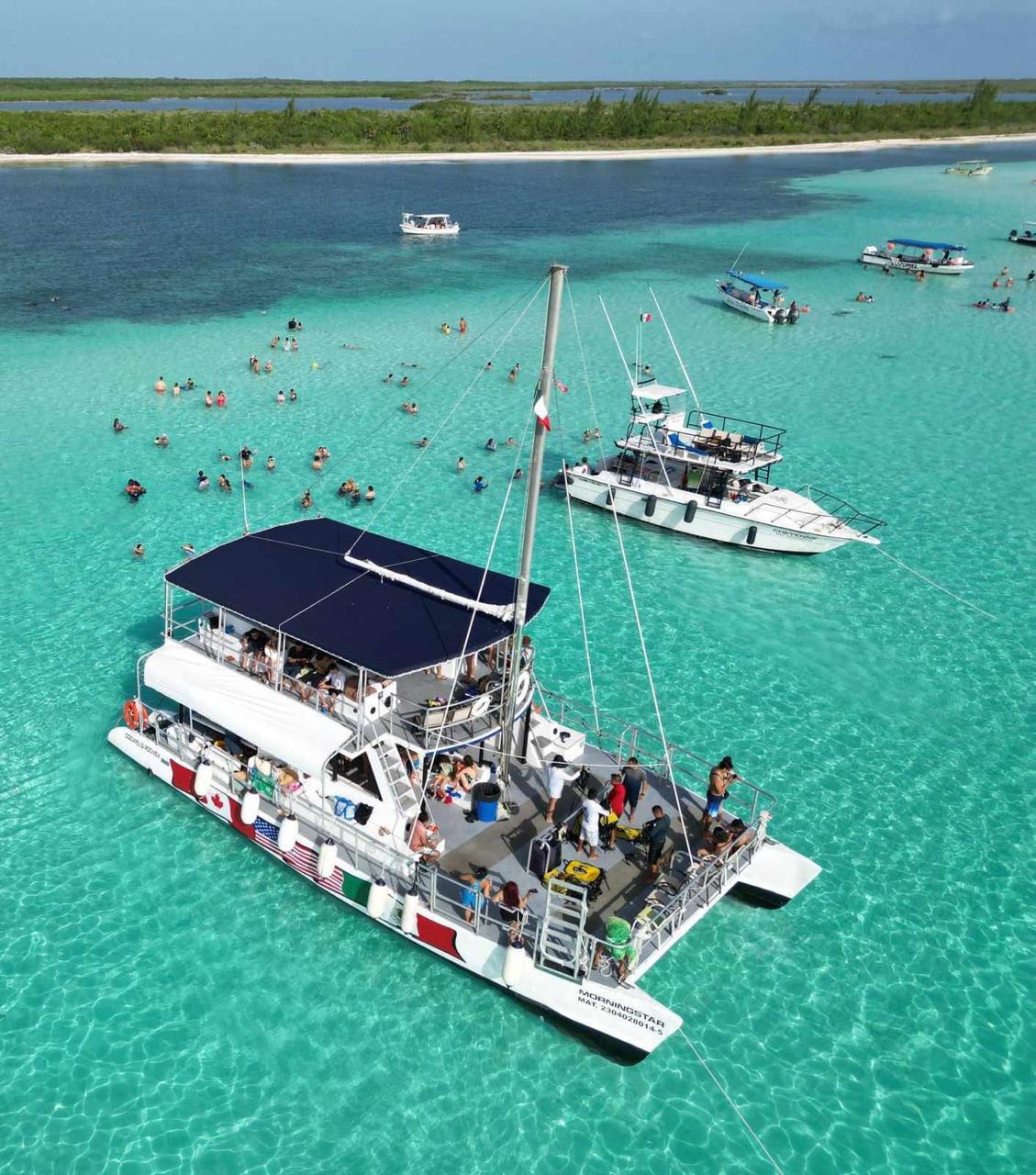 Isla Mujeres Day Tour, Catamaran, Snorkeling & Beach Club